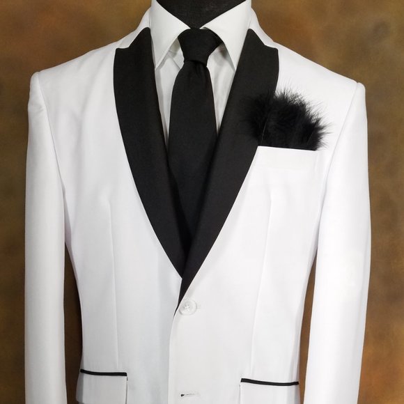 NEW Genuine Feather Pocket Square Insert - Black Feathers - Picture 2 of 6